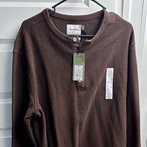 Goodfellow & Co Brown Knit Long-Sleeve, XL with Original Tags (Never Worn)